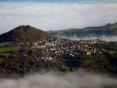 Hohenstaufen, der Berg von oben